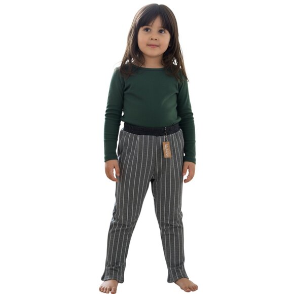 ATELIER BARN - SWEAT PANTS - 100% COTTON - GREY - MADE IN FRANCE - Picture 2 of 5